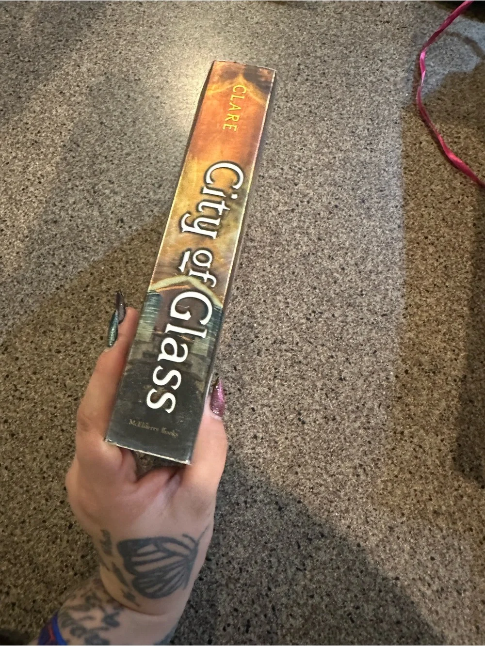 City of Glass by Cassandra Clare - Orange/Black Cover Paperback